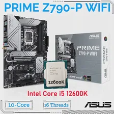 Материнская плата LGA 1700 Combo i5 12600K Intel Core 12-го поколения Core i5 Комплект процессоров ASUS PRIME Z790-P WIFI Материнская плата Intel Z790 DDR5