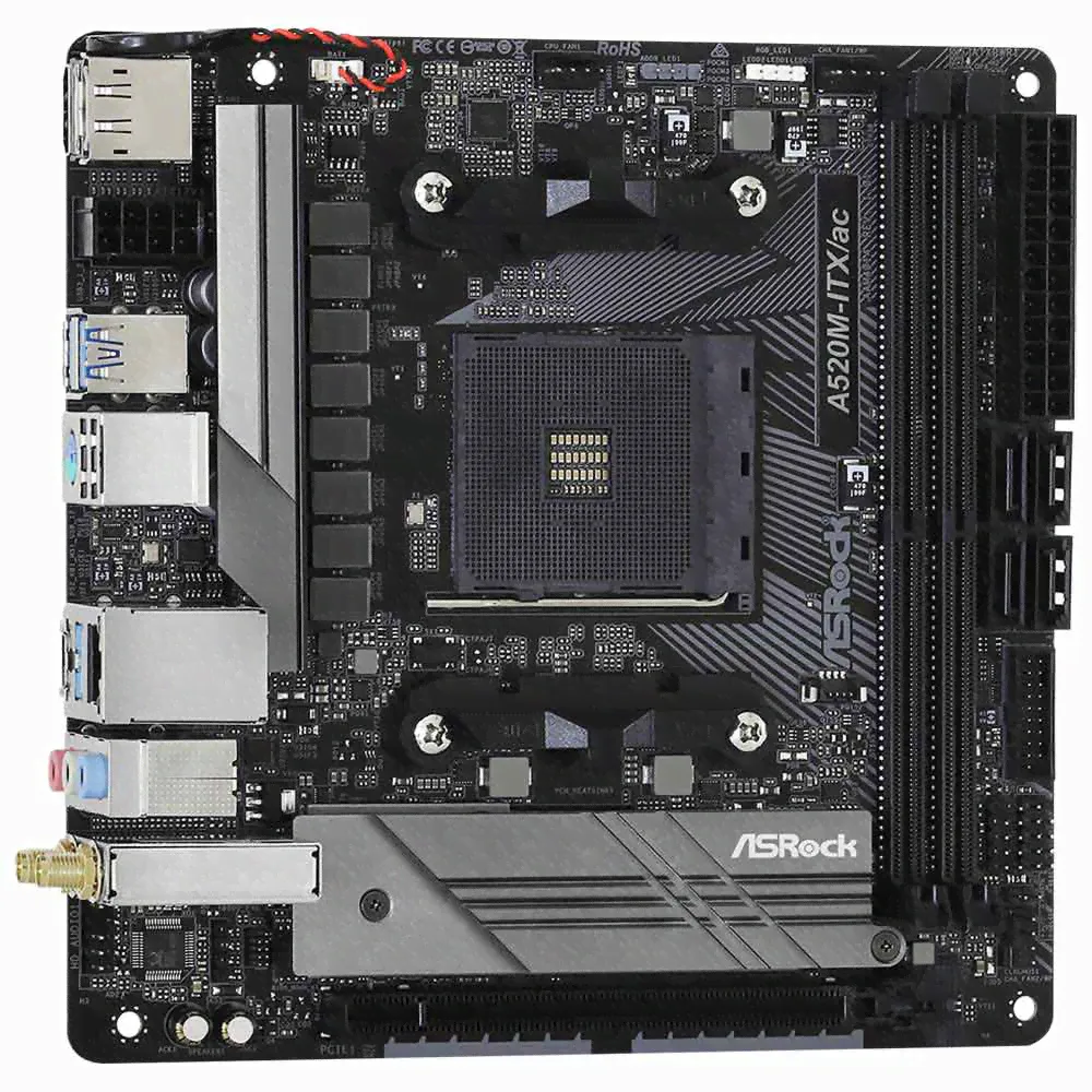 Материнская плата AM4 A520M-ITX/AC