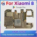 Разблокированная материнская плата Xiaomi Mi 8, материнская плата, оригинальная детская материнская плата, материнская плата 64 Гб 128 ГБ (art.: 3920c03cd6984)