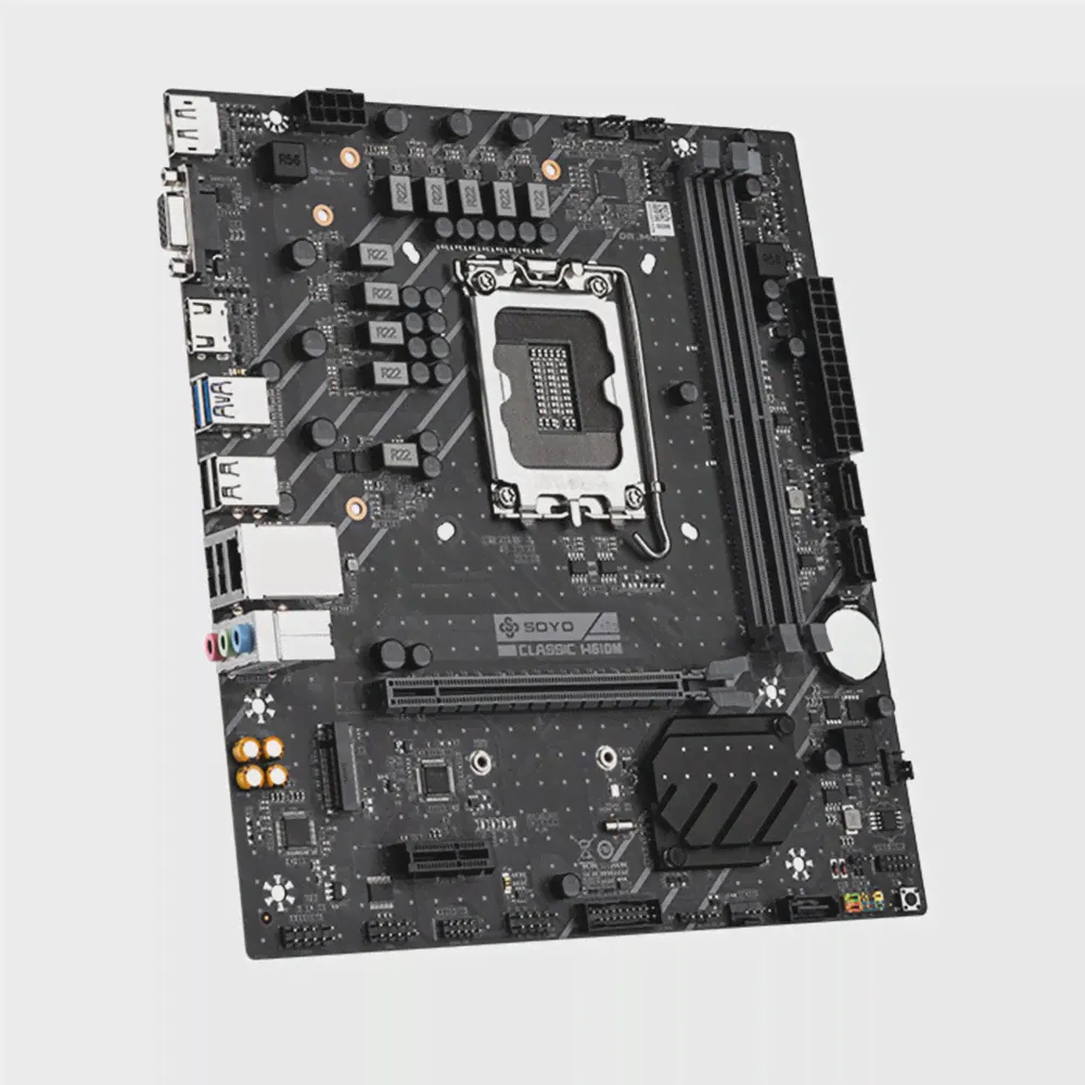 Материнская плата SOYO SY-Classic H610M с процессором Intel I3 12100F двухканальная DDR4 ОЗУ LGA1700 комплект материнской платы M.2 SSD интерфейс материнская плата ... (art.: 3920be2a00109)-3
