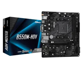 Материнская плата ASRock B550M-HDV, SocketAM4, AMD B550, mATX