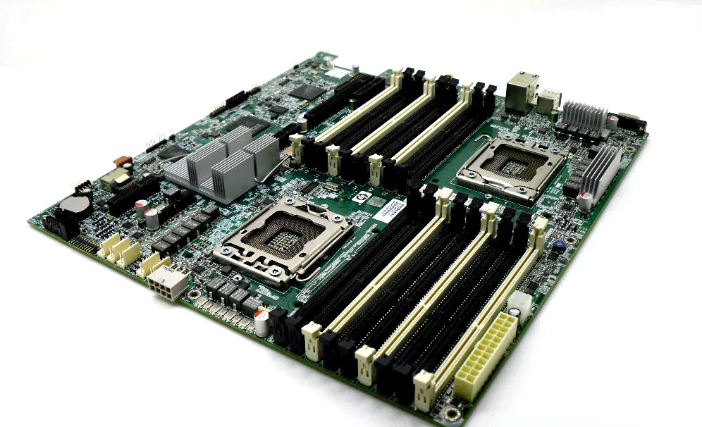 494274-001 Материнская Плата Hewlett-Packard i5520 Dual Socket 1366 18DDR3 6SATAII PCI-E16x 2.0/Riser PCI-E8x SVGA 2xGbLAN E-ATX 6400Mhz 1U For DL160G6 SL160zG6-0