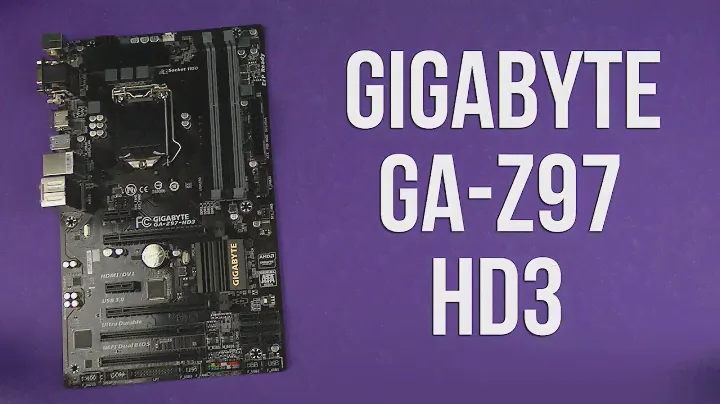 Распаковка Gigabyte GA-Z97-HD3