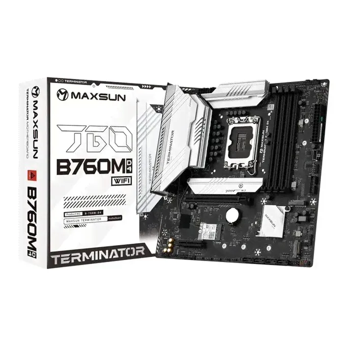 Материнская плата Maxsun Terminator B760M D4 WiFi в Санкт-Петербурге-2