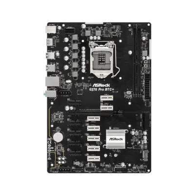 Материнская плата ASRock Q270 Pro BTC+ в Краснодаре-3