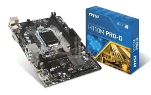 1186351 Материнская плата H110 S1151 MATX H110M PRO-D MSI-0