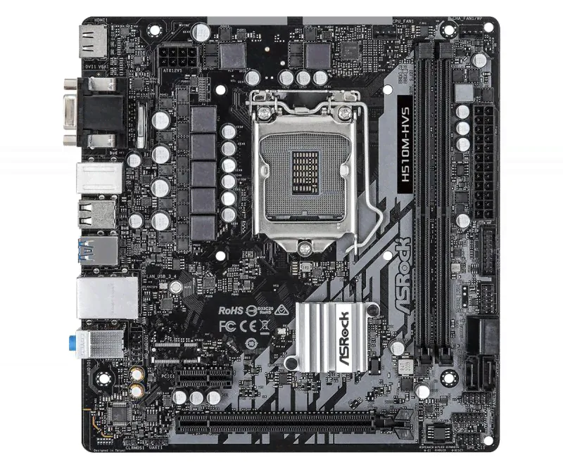 Материнская плата ASROCK H510M-HVS (LGA1200, mATX)-0