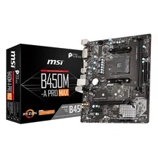 Материнская плата MSI B450M-A PRO MAX mATX AM4, B450M-A PRO MAX