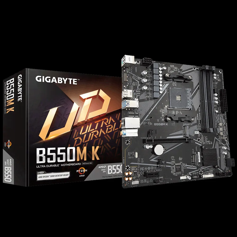 Материнская плата GIGABYTE B550M K AM4