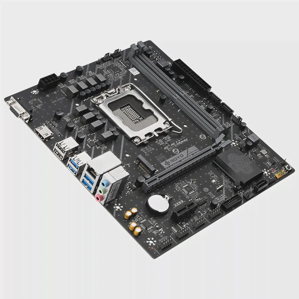 Материнская плата SOYO Classic B660M 2,5G с процессором Intel 12 поколения I3 12100, двухканальная материнская плата DDR4 LGA1700, материнская плата (art.: 3920be2a036b7)-2