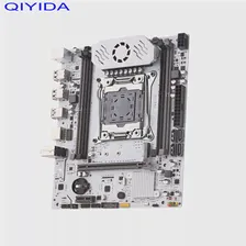 Материнская плата QIYIDA X99 D4 LGA 2011 3 с разъемом M.2 поддержка X99 C612chip DDR4 память SATA3.0 USB3.0 PCI16X (art.: 3920c58751dbc)