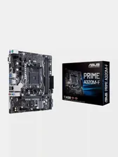 Материнская плата ASUS PRIME A320M-F, Сокет AM4, Micro-ATX, DDR4 3200 МГц, RYZEN Desktop