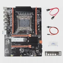 Материнская плата X99 + Кабель SATA + Кабель переключения + Перегородка + Термопаста LGA2011-V3 M.2 Поддержка NVME NGFF DDR4 4X16G для процессора V3