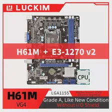 Восстановленная материнская плата H61M-VG4 LGA1155 E3-1270 v2 с процессором материнская плата ПК