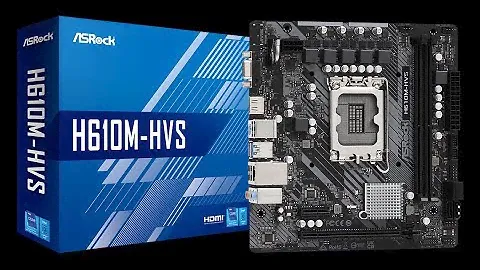 ASROCK H610M-HVS 🎯  Motherboard Unboxing and Overview