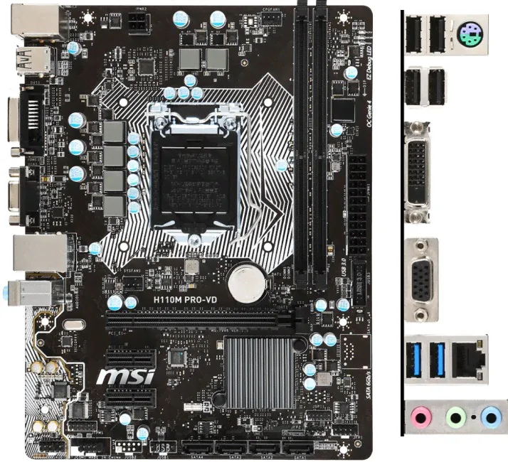 Материнская плата MSI H110M PRO-VD