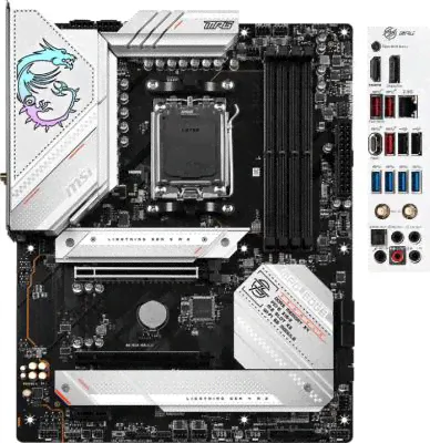 Материнская плата MSI MPG B650 EDGE WIFI Socket AM5 AMD B650 4xDDR5 2xPCI-E 16x 1xPCI-E 1x 6xSATA III ATX Retail