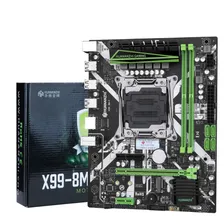 🛍 Материнская плата HUANANZHI X99-8M-F с поддержкой Intel XEON E5 X99 LGA2011-3 все серии DDR4 RECC NON-ECC Memory NVME USB3.0 SATA MATX