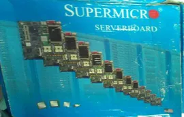 Серверная материнская плата Supermicro X6DHE-XB + 2 процессора - Intel Xeon 3200DP (PPGA604).