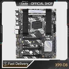 Материнская плата JINGSHA X99 D8 lnteI X99 Чипсет LGA2011-3 V3 V4 USB3.0 NVME M.2 SSD WiFi Поддержка памяти DDR4 8-канальная Игровая плата