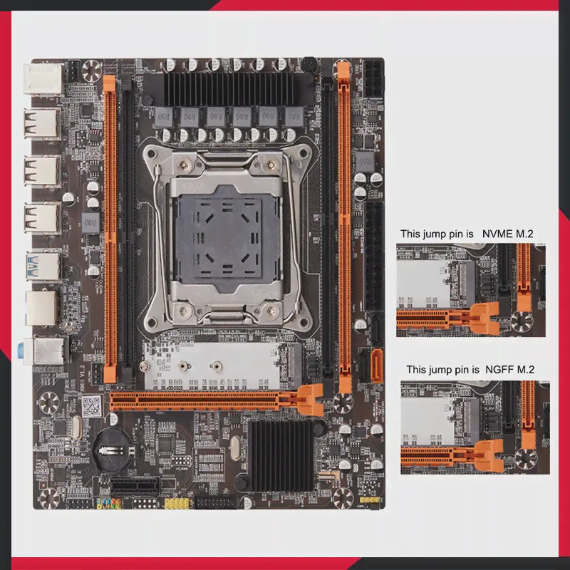 x99 компьютерная материнская плата xeon e5 2680 v4 cpu ddr4 комплект памяти x99 материнская плата для игрового ПК xeon combo set аксессуары для ПК (art.: 3920c1ed97e03)-1