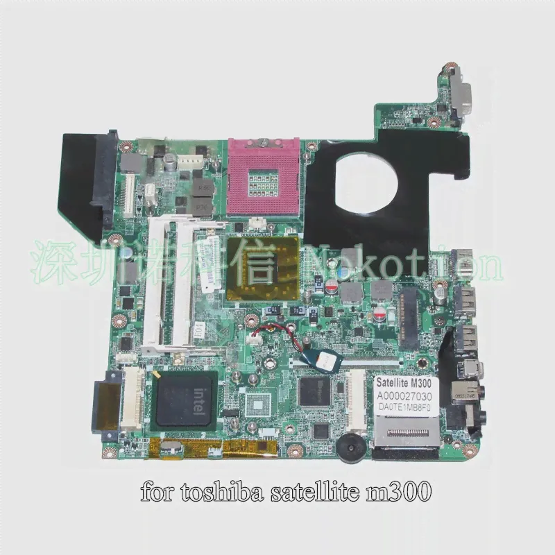 NOKOTION A000027030 DA0TE1MB8F0 Для toshiba satellite M300 M305 материнская плата ноутбука GL960 DDR2 без графического слота-0