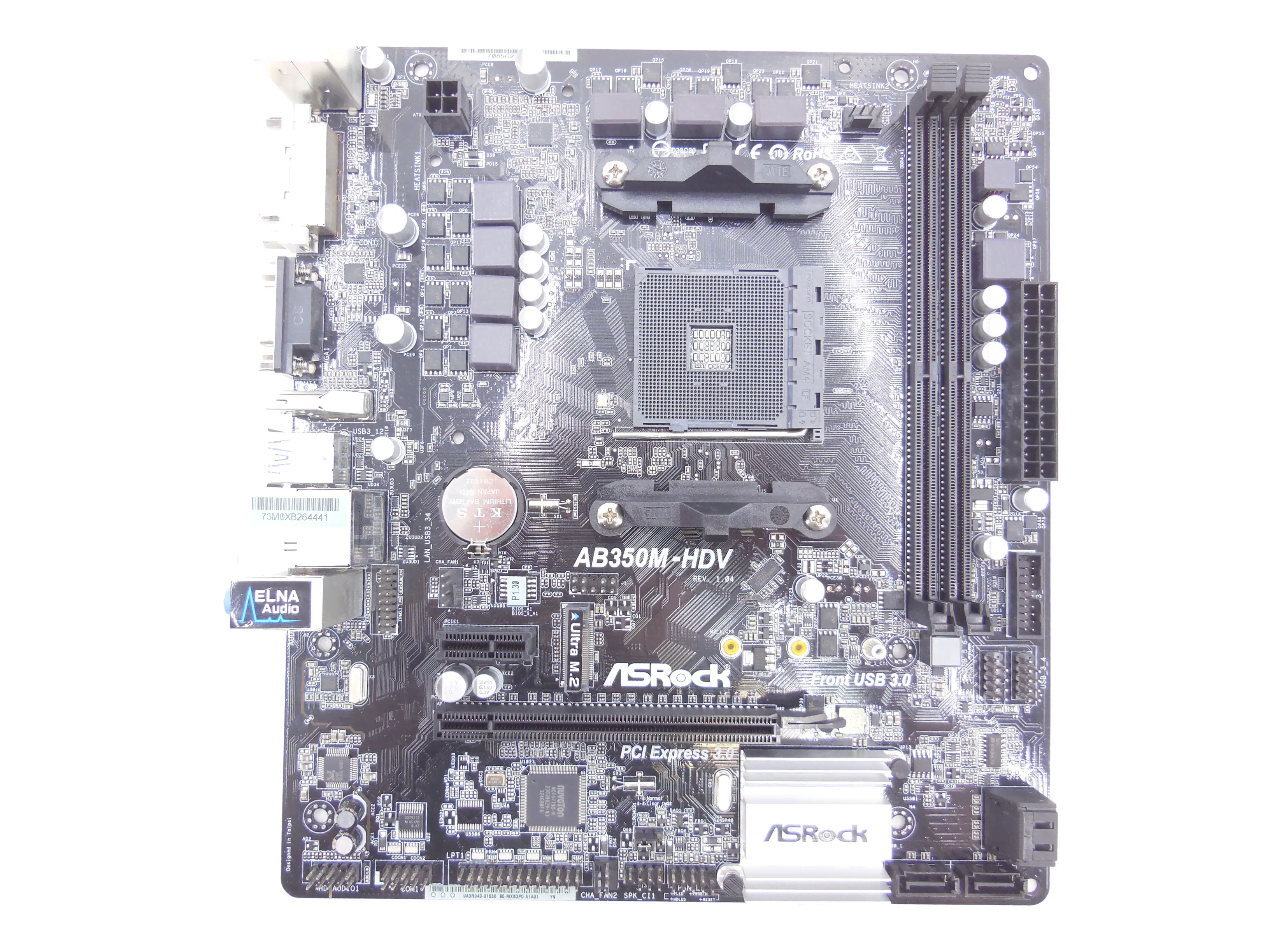 Материнская плата AM4 Asrock AB350M-HDV-1