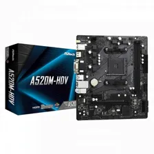 A520M-HDV Материнская плата ASROCK A520 2xDDR4-3200
