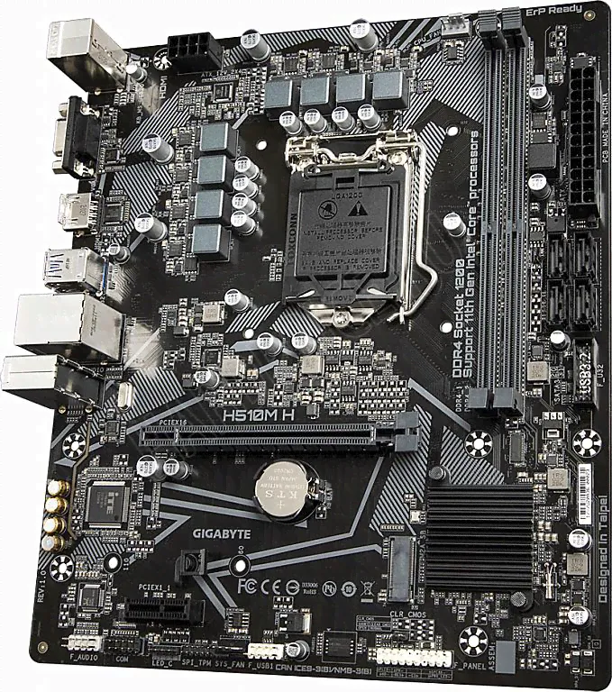 Материнская плата Gigabyte H510M H mATX LGA1200-2