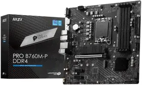Материнская плата B760 S1700 MATX PRO B760M-P DDR4 MSI-0