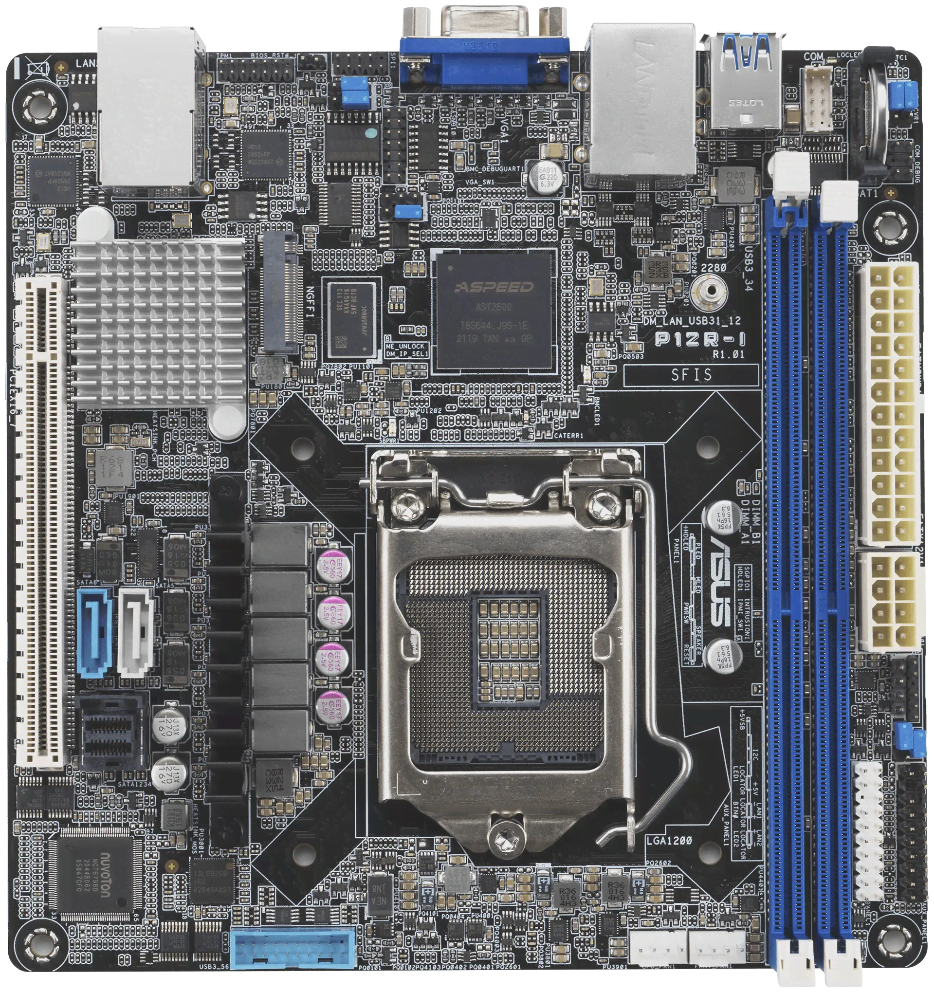 Материнская плата для сервера ASUS P12R-I Mini-ITX