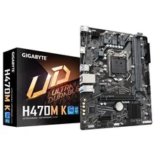 Материнская плата Gigabyte H470M K mATX LGA 1200, H470M K