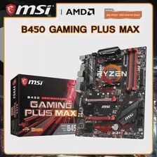 Материнская плата B450 AM4 для процессоров RYZEN 5 5600X, материнская плата MSI B450 GAMING PLUS MAX DDR4 128 ГБ SATA 3 M.2 USB 3,2 PCIe 3,0 HDMI ATX (art.: 3920bd98b0f3f)