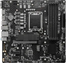 Материнская плата MSI PRO B760M-P DDR4, DDR4, LGA 1700, mATX