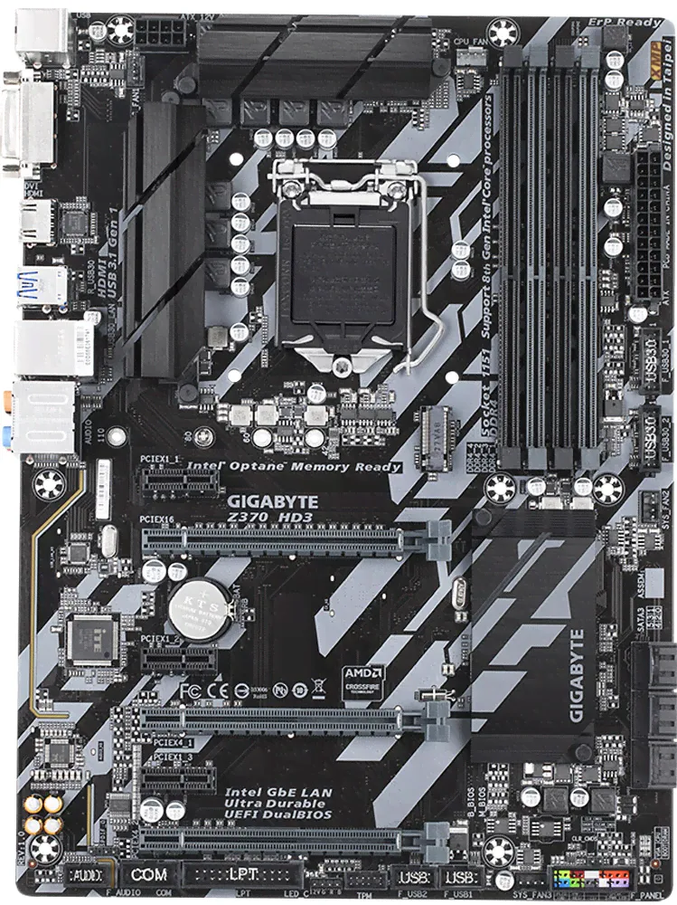 Gigabyte Материнская плата Gigabyte Z370 HD3 материнская плата-0