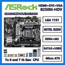Материнская плата ASRock B250M-HDV (USED) M.2 B250 LGA 1151 DDR4