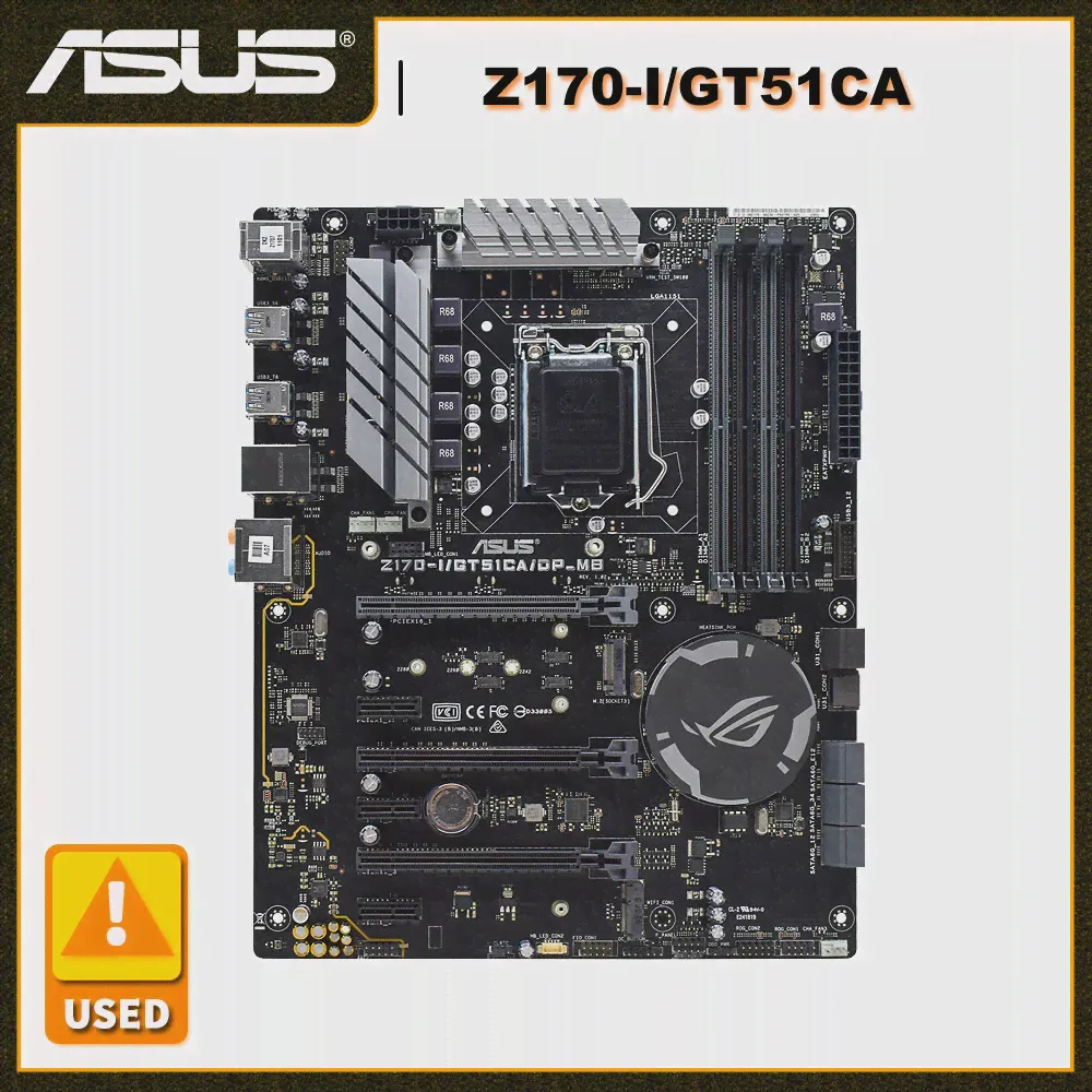 Материнская плата ASUS Z170-IGT51CA 1151 DDR4 материнская плата LGA 1151 Intel Z170 Core i7i5i3 процессор PCI-E 3,0 SATA3 USB3.0 материнская плата (art.: 3920bad16b0ea)-2