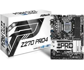 Материнская плата ASRock Z270 PRO4, Intel Z270, Soc-1151, ATX