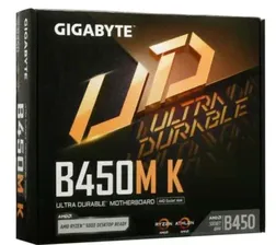 Материнская плата AM4 GIGABYTE B450M K microATX