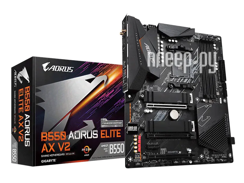 Материнская плата GigaByte B550 Aorus Elite AX V2