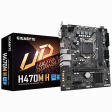 Материнская плата Gigabyte H470M H mATX LGA 1200, H470M H