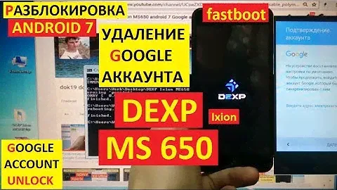 Dexp MS650 Разблокировка аккаунта google