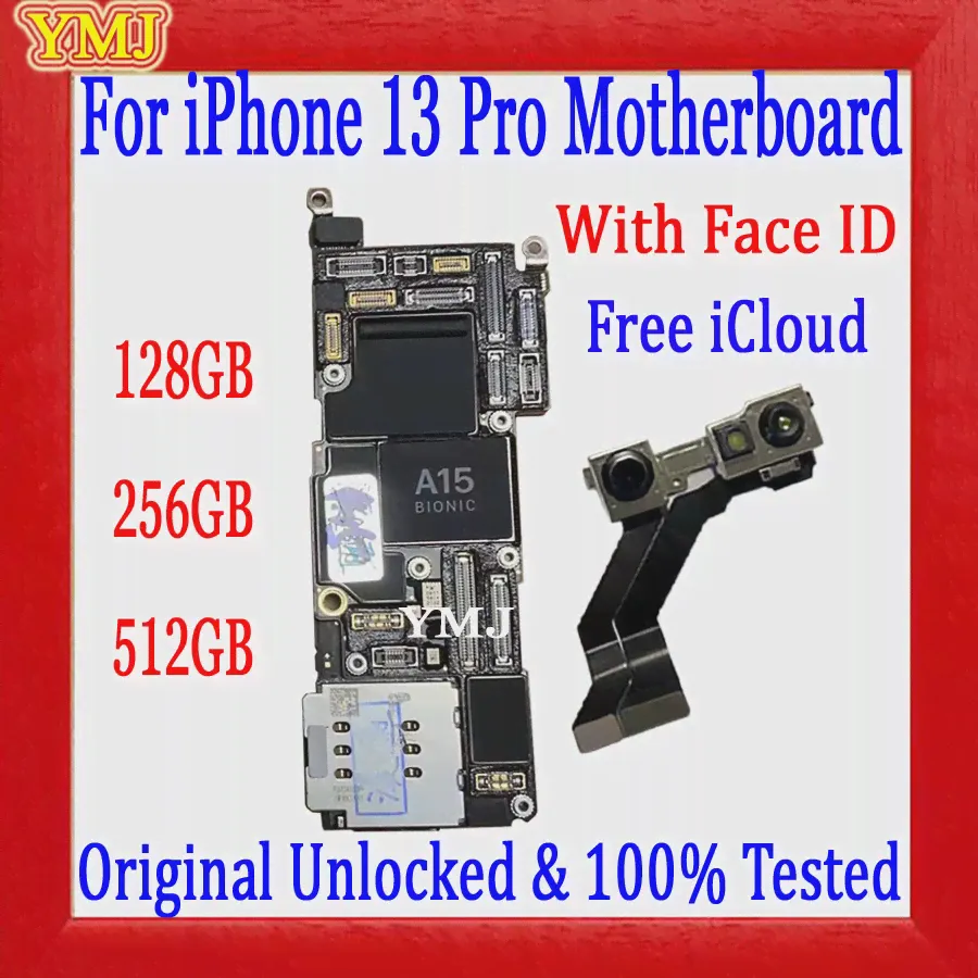Материнская плата для iPhone 13 Pro, оригинальная разблокированная Высококачественная материнская плата, чистая логическая плата iCloud, 128 ГБ (art.: 3920bf9f0370d)-0