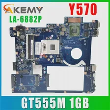 Для Lenovo Y570 Материнская плата ноутбука Материнская плата PIQY1 LA-6882P Материнская плата Rev: 2,0 с видеокартой GeForce GT555M 1 ГБ Материнская плата