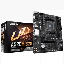 Материнская плата Gigabyte AM4 AMD A520 A520M S2H