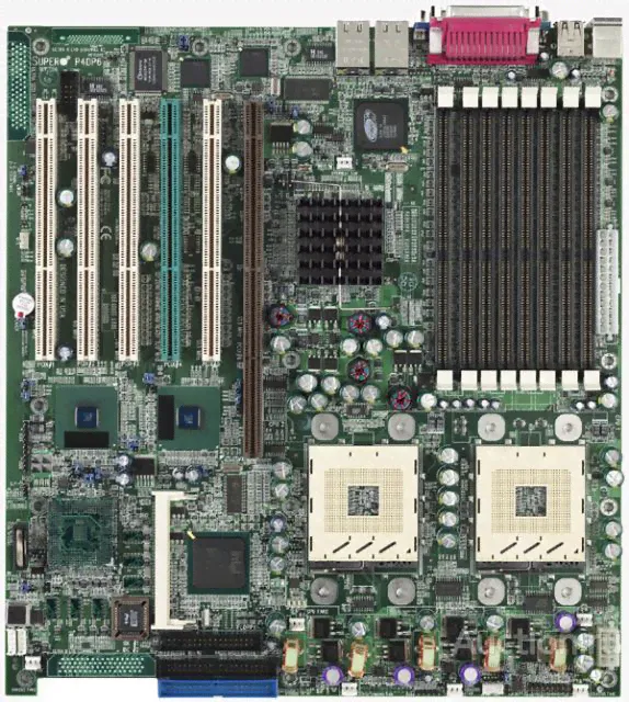 Материнская плата SuperMicro 2xXeon, E7500, IPMI, DDR ECC Reg., PCI-X,SVGA,2x100 LAN [P4DPE-Q]