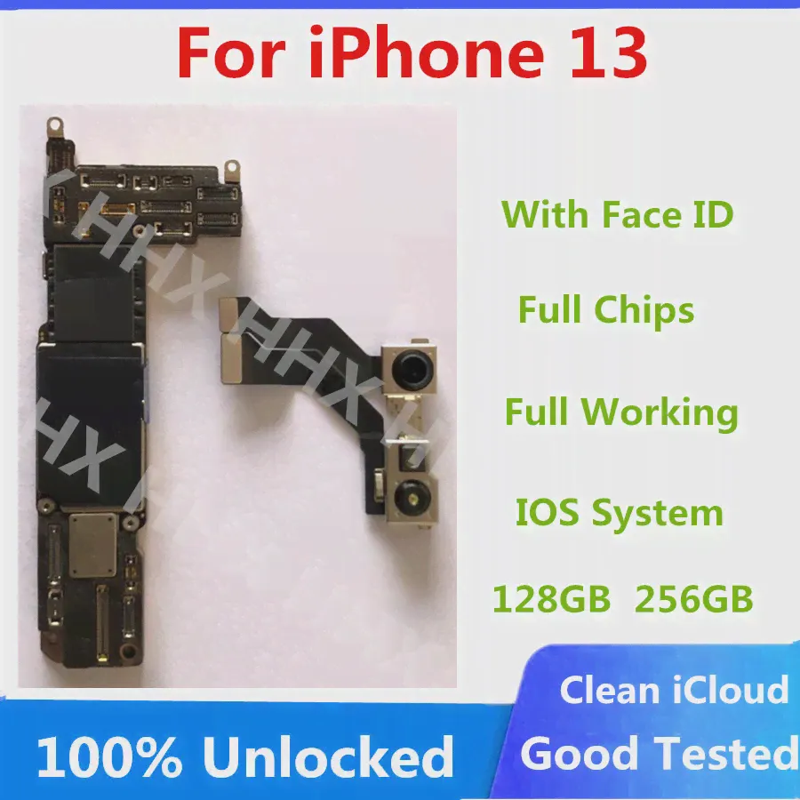 Материнская Плата Для iPhone 13 Чистый iCloud 512 ГБ Материнская Плата С Системой 256 ГБ Логическая Плата 128 ГБ Полнофункциональная Поддержка Обновление MB-0