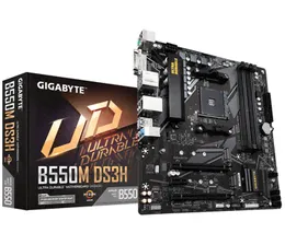 Материнская плата Gigabyte AM4 AMD B550 B550M DS3H