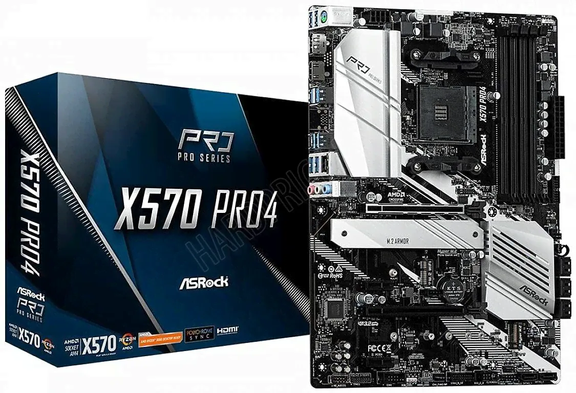 Материнская плата ASRock X570 PRO4 AM4-3