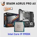 Материнская плата Gigabyte B560M AORUS PRO AX LGA 1200 с комбинированным процессором i9 11900K DDR4 для настольных ПК Intel B560 Mainboard Suit i9 11900K New